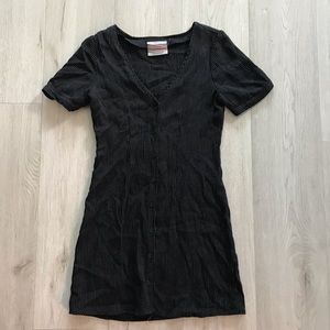 Urban Renewal Remnants Menswear Pinstripe Mini Dress